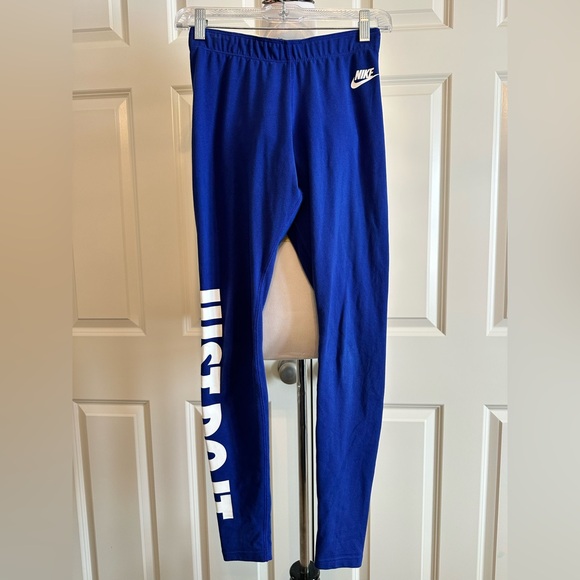 Nike Pants - Nike Just Do It RARE Royal Blue Leggings